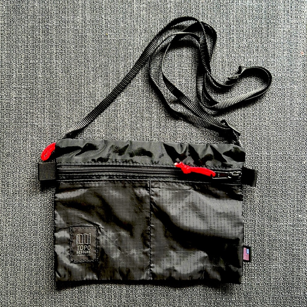 Topo Designs small black utility bag